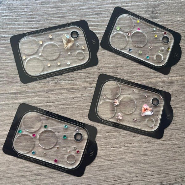 Producto - Protectores de cámara BRILLOS DE COLORES iPhone 17 Pro - 3