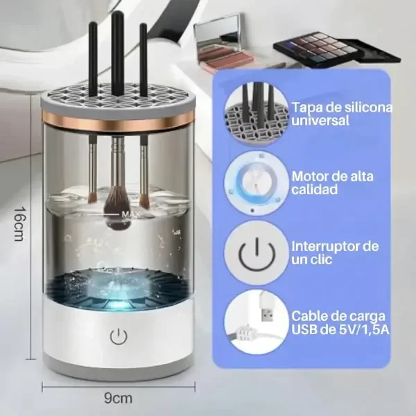 Producto - Limpiador de Brochas de maquillaje USB - 2