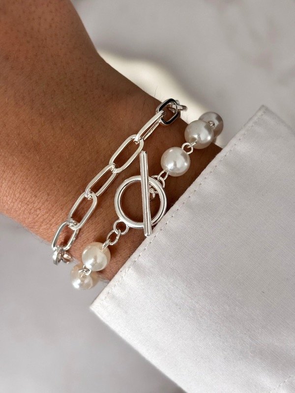 Producto - Set pulsera perlas