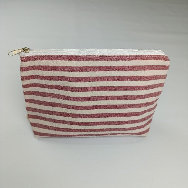 Producto - Neceser Rayado Descrude con Bordo