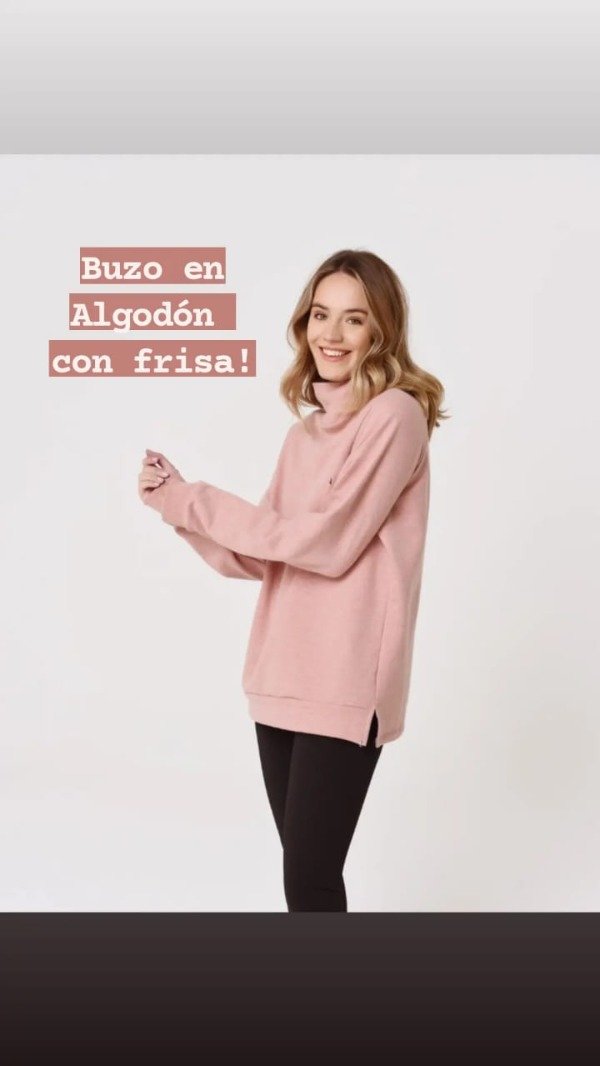 Producto - Buzo Chapelco Rosa melange