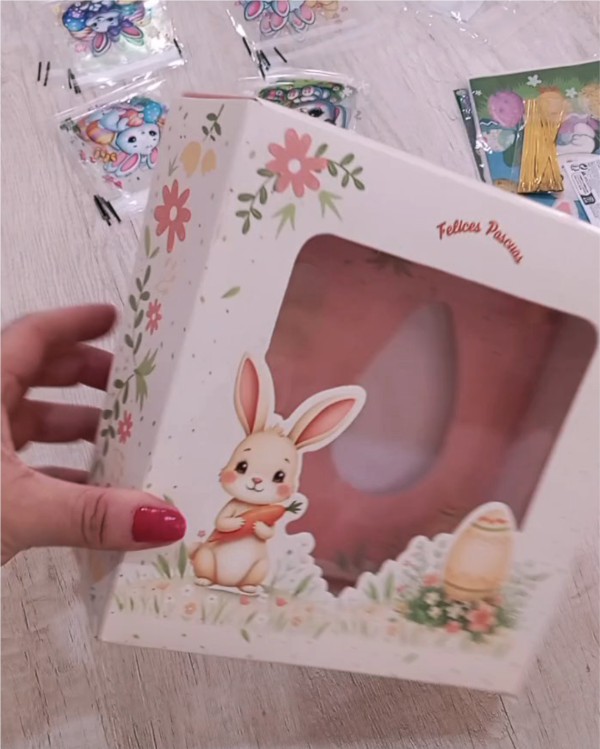 Producto - Caja Cuadrada Conejito