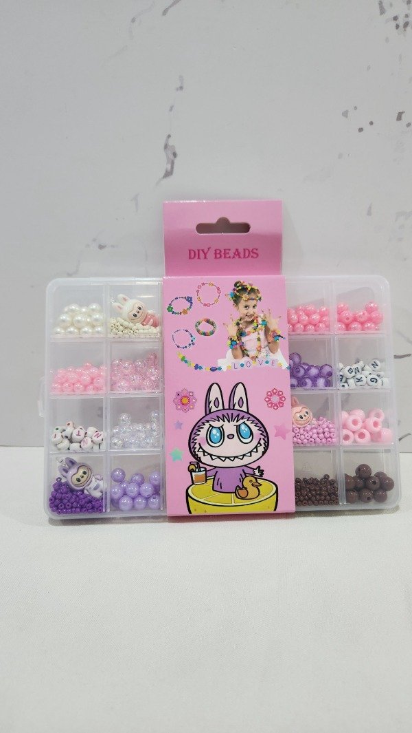 Producto - Set para armar pulseras Labubu