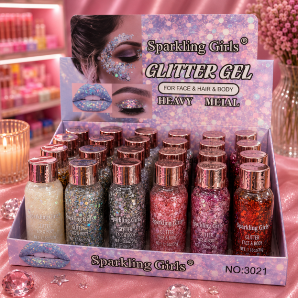 Producto - SOMBRA LIQUIDA HOJUELA SUPER GLITTER WH-3021