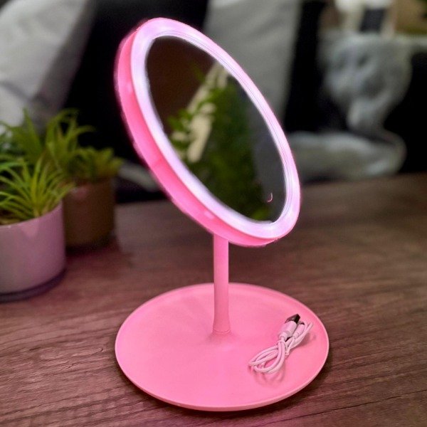 Producto - Espejo Con Pie Y Luz LED IP1467