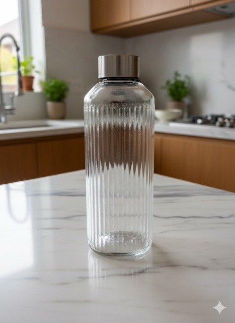 Producto - Botella recta lineas