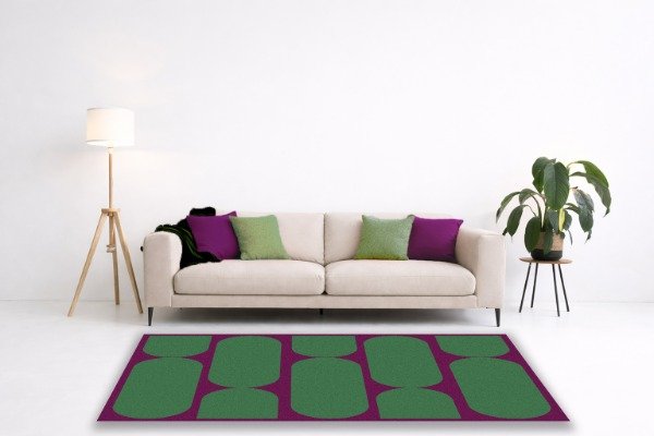 Producto - Alfombra tufting personalizable diseño PULSO estilo moderno a medida