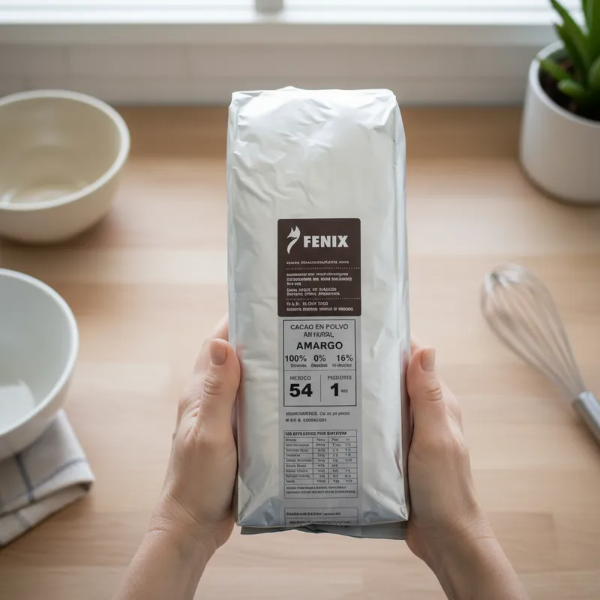 Producto - Cacao En Polvo Natural Amargo Fenix 1kg 16 M Grasa