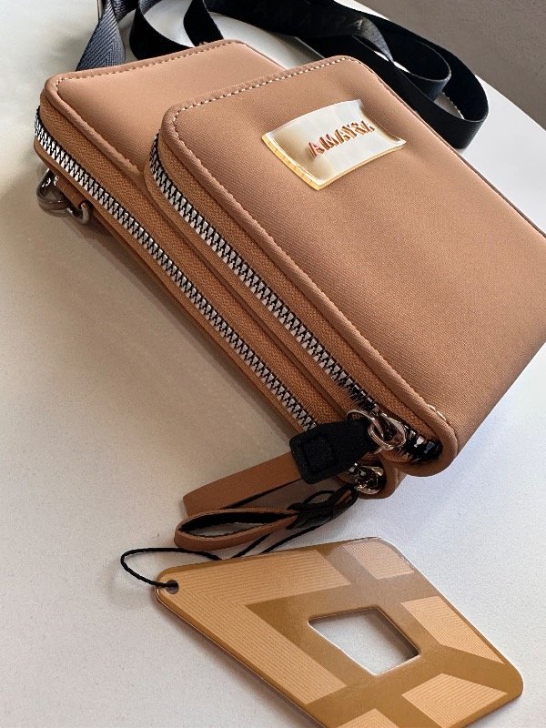 Producto - PhoneBag Amayra Marrón - Microfibra - 1
