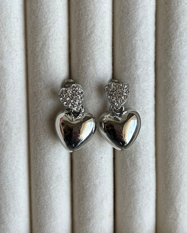 Producto - Aros corazones de acero quirúrgico