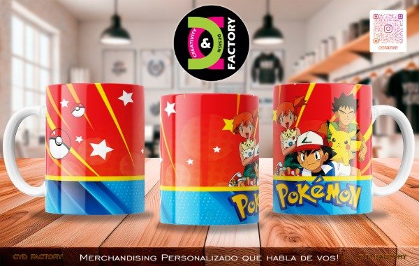Producto - Taza - Anime - Pokemon - TZ-RT-BL-11OZ-13-ANM-PKM