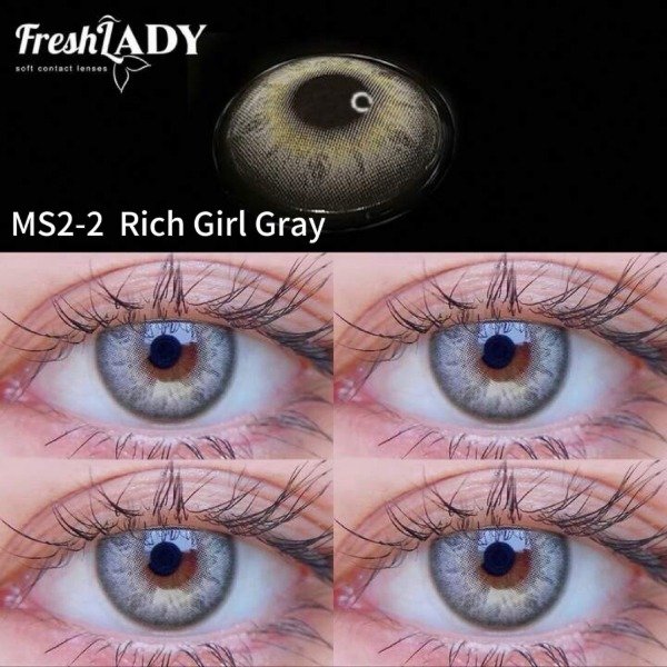 Producto - Lentes de contacto Freshlady Rich girl Gray MS2-2