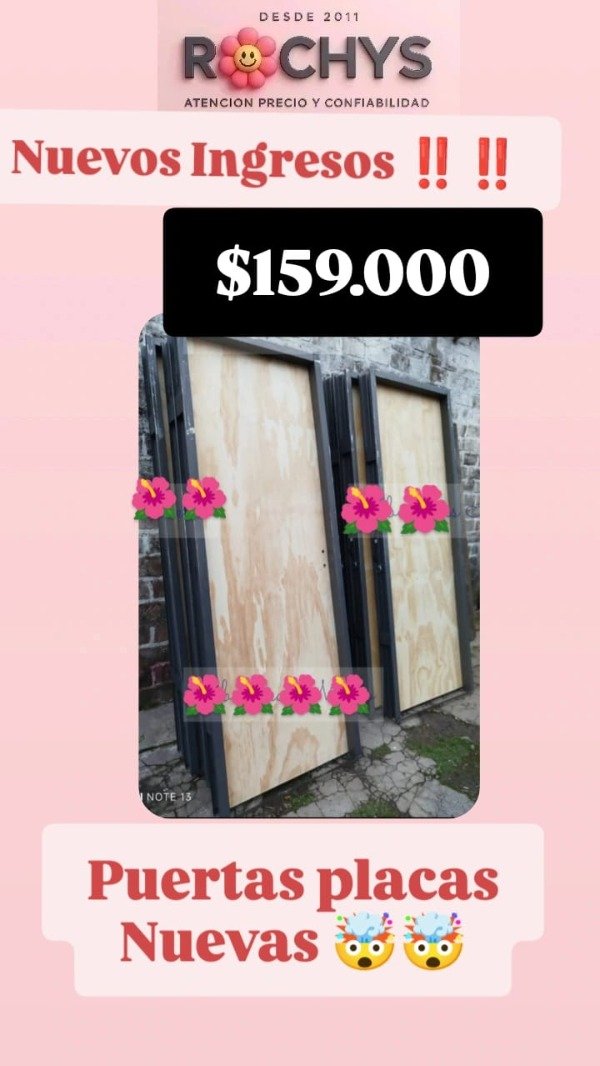 Producto - PUERTA PLACA NUEVA