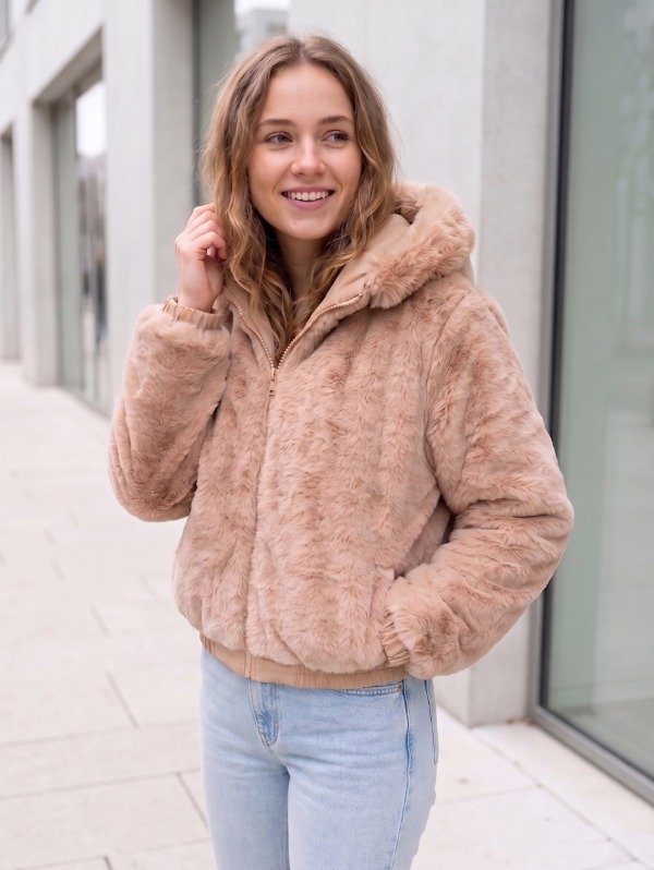 Producto - Campera Vkukou Reversible Beige