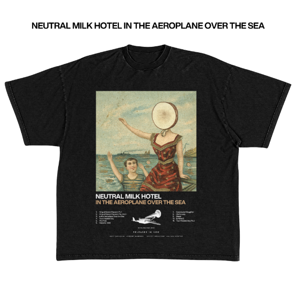 Producto - REMERA NEUTRAL MILK HOTEL "IN THE AEROPLANE OVER THE SEA"
