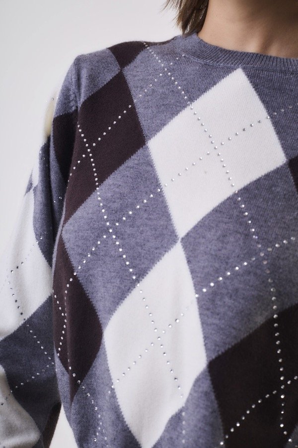 Producto - Sweater Rombos Hotfix Azul - 3