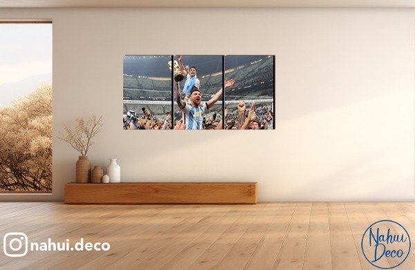 Producto - Cuadro seleccion campeon triptico