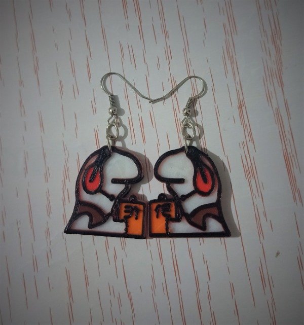 Producto - Aros Colgantes Juanin De 31 Minutos Impresion 3d Aritos