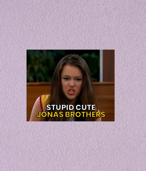 Producto - STICKER - HANNAH MONTANA - Stupid Cute Jonas Brothers