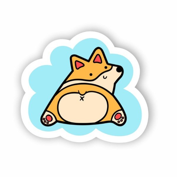 Producto - ST00122 Perro en nube shina inu