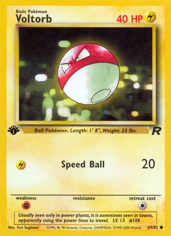 Producto - Voltorb (69/82) [Team Rocket 1st Edition]