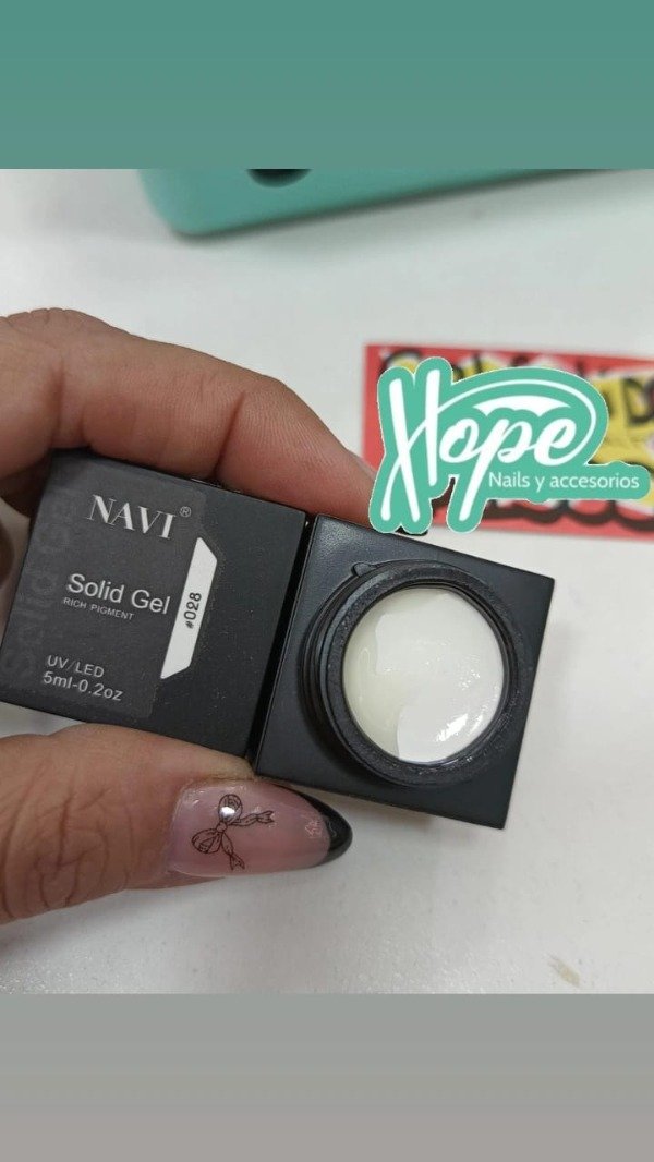 Producto - NAVI GEL SOLIDO BLANCO