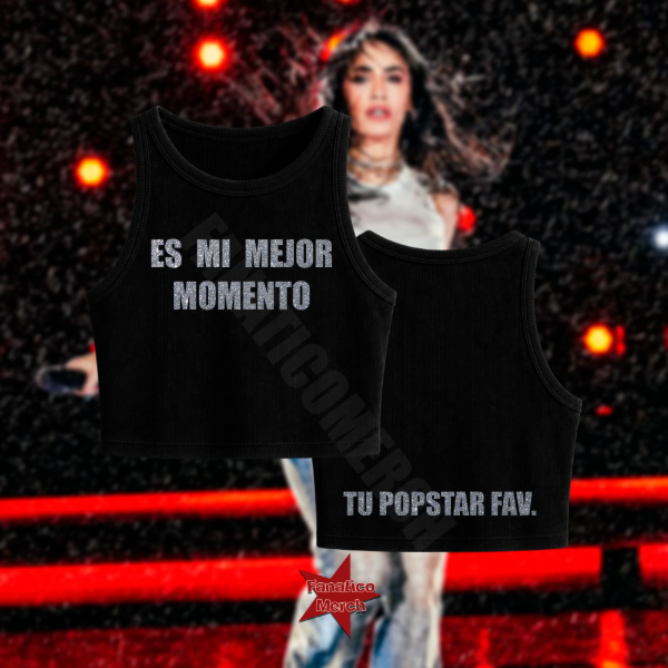 Tank Top - Es mi mejor momento (vinilo glitter)