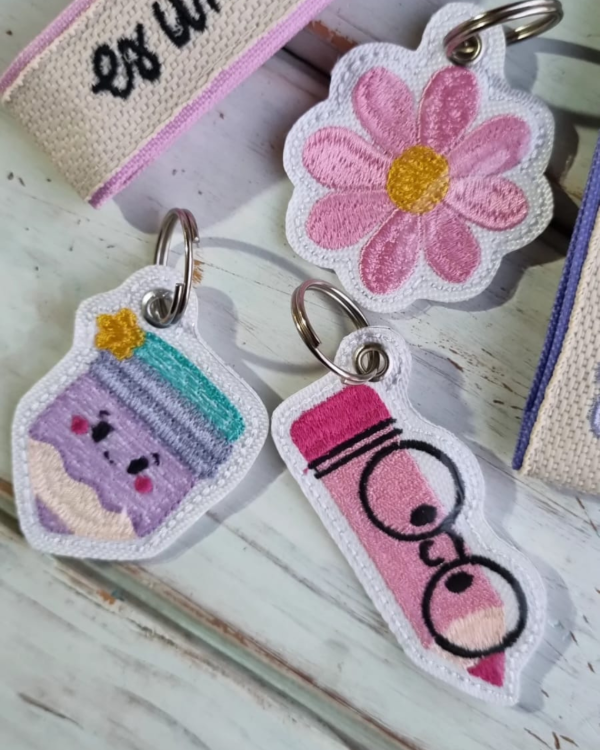 Producto - Charms para Llaveros Cinta - Venta Individual - Accesorio - "Lápiz Kawaii" - 1