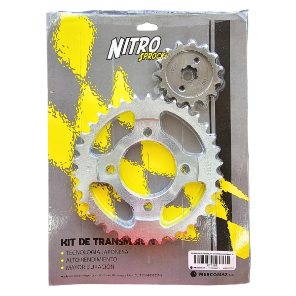 Producto - MOT- KIT CORONA Y PIÑON NITRO SMASH/GERRERO