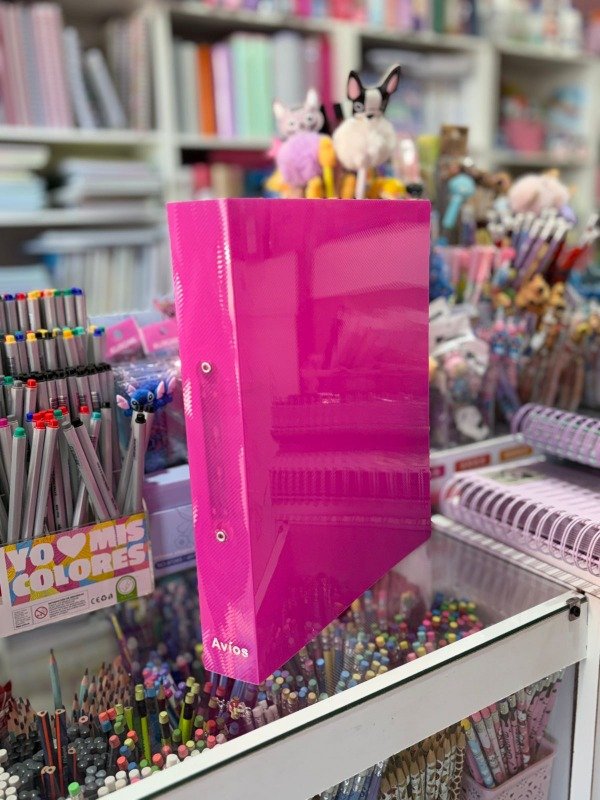 Producto - Carpeta A4 2x40 the pel - fucsia transparente