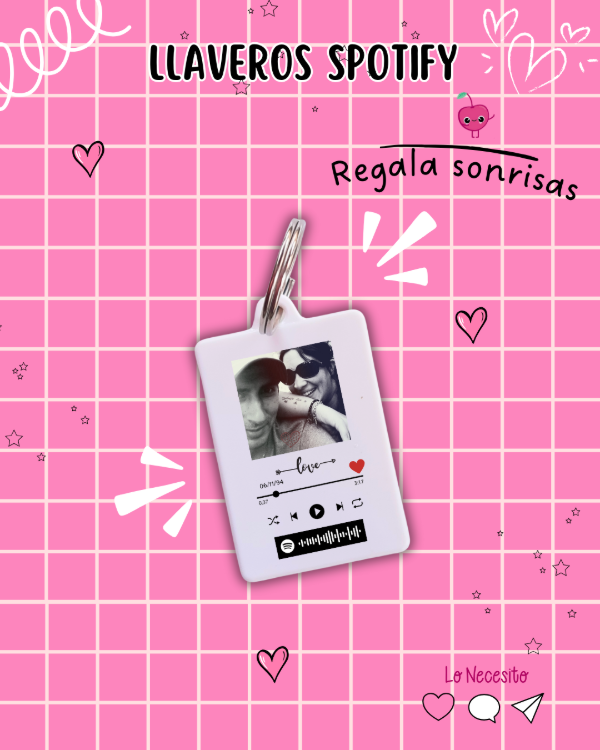 Producto - Llavero Spotify, calendario