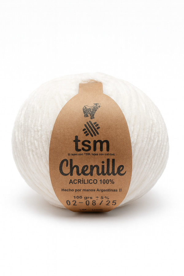 Producto - CHENILLE - CRUDO 02