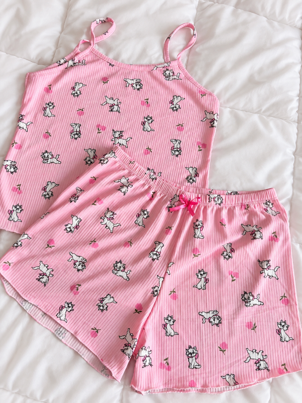 Producto - Pijama gatitos rosa morley [MUSCU+SHORT] - 0