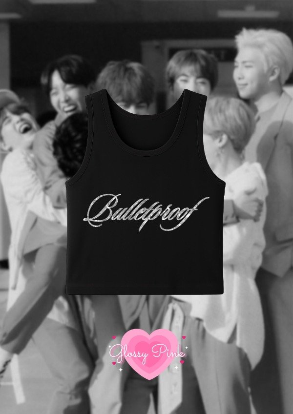 Producto - Tank Top Bulletproof - VINILO TEXTIL GLITTER