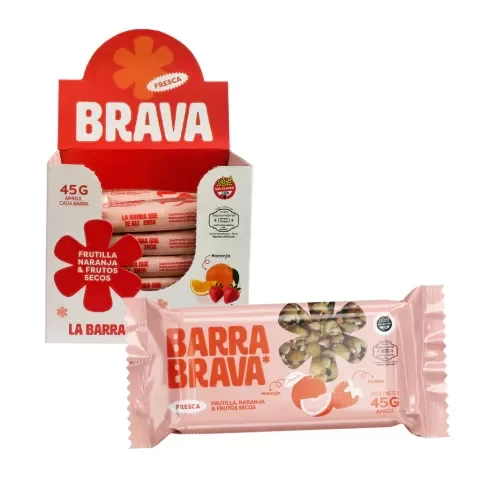 Producto - BARRA BRAVA fresca 45grs CAJA 12 UD.