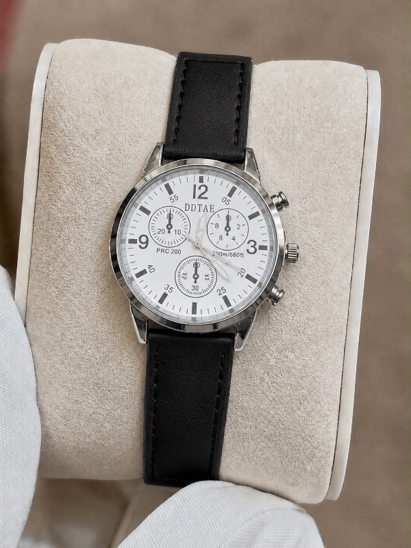 Producto - Reloj MASCULINO ECO CUERO - NEGRO