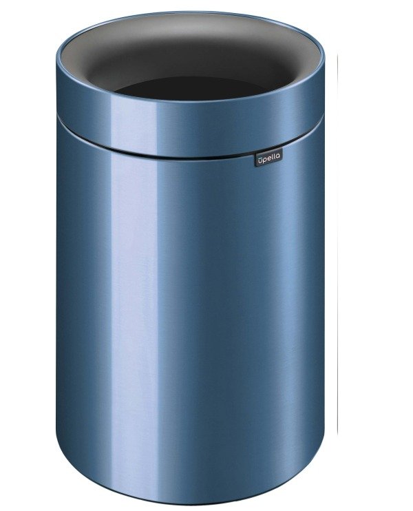 Producto - Tacho de basura de acero inoxidable sin tapa 12L - Trampa curarachas