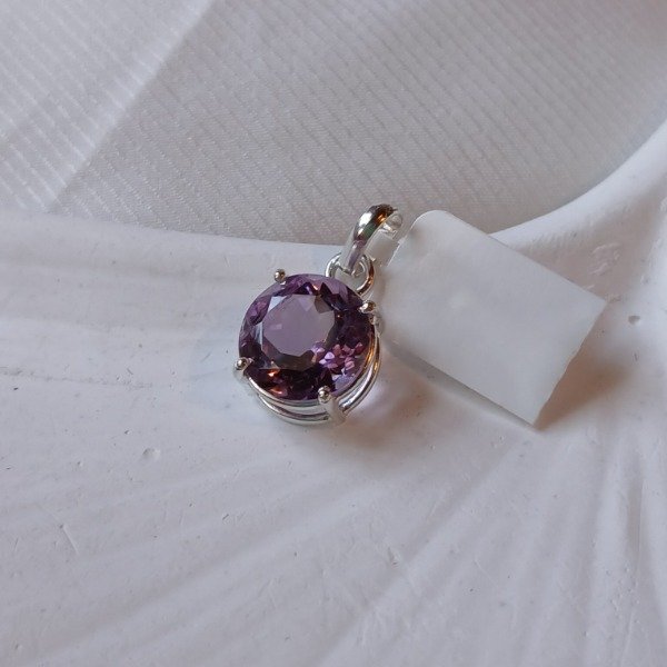 Producto - Dije Plata 925 amatista redonda