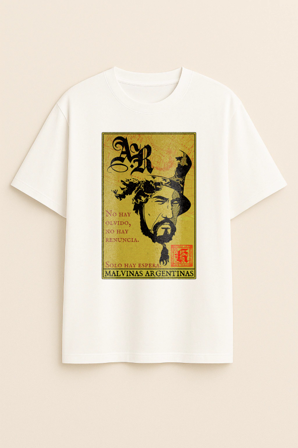 Producto - Gaucho Rivero (Oversize Unisex Blanca Frontal)