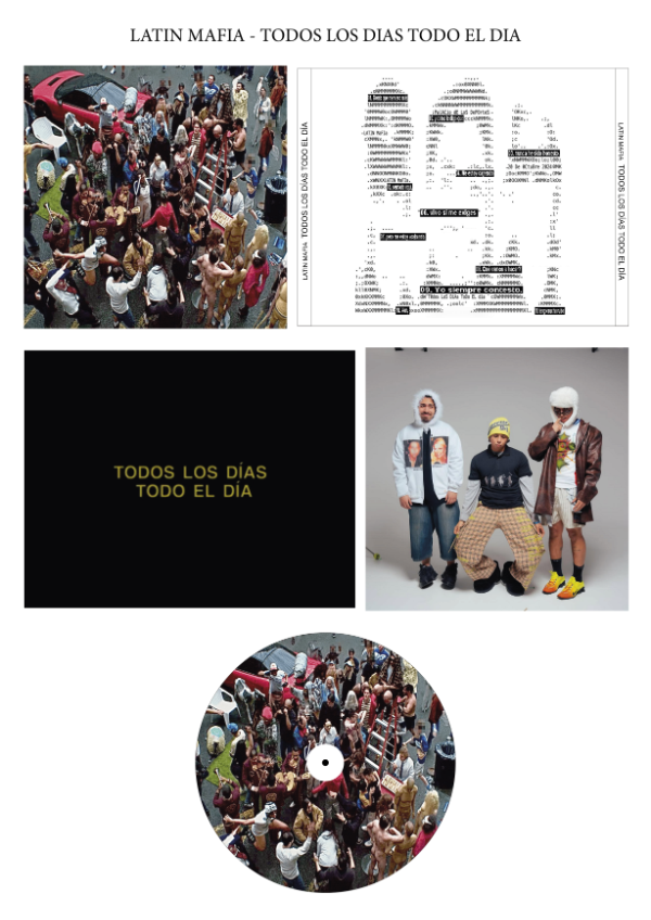 Producto - LATIN MAFIA "TODOS LOS DÍAS TODO EL DÍA" CD Custom