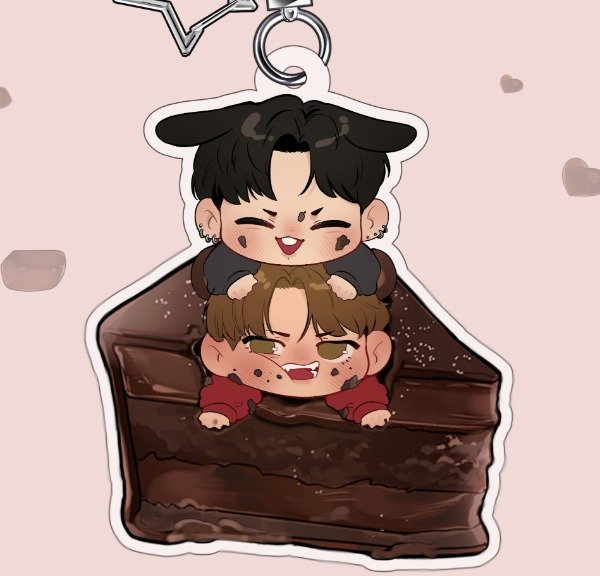 Producto - Llavero  Taekook "Brownie and Chocolate" - 1