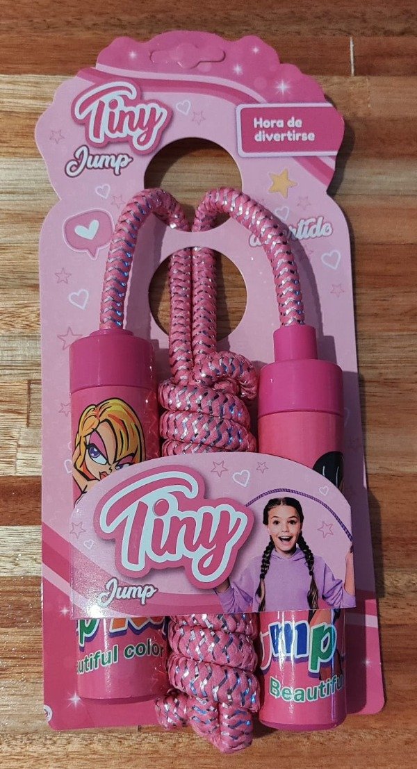Producto - SOGA INFANTIL PARA SALTAR ROSA, MIDE 2MTS APROX