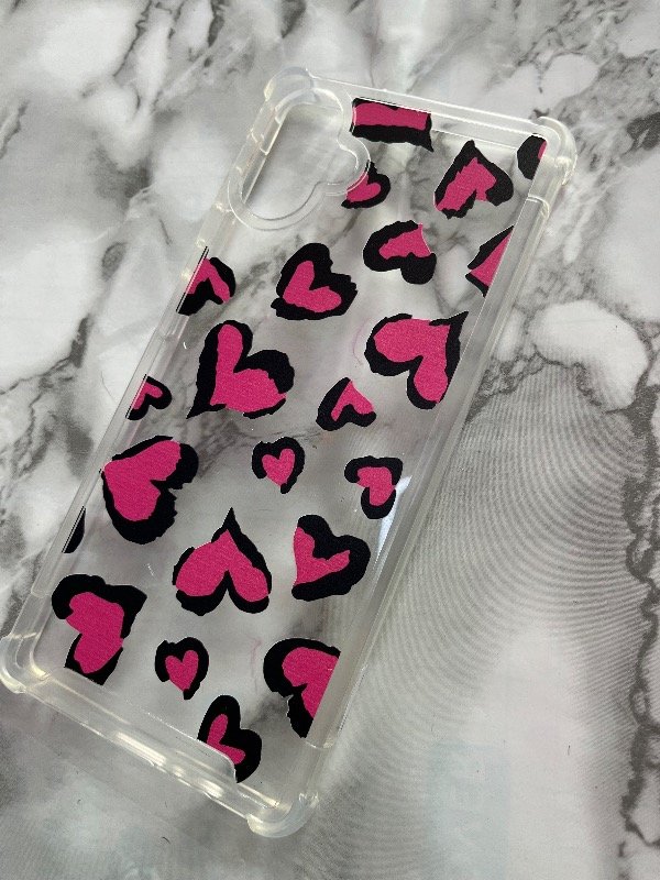 Producto - Case diseño de acrílico corazón Samsung A06
