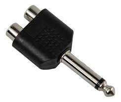 Producto - LZ Adaptador 2 RCA a Plug mono