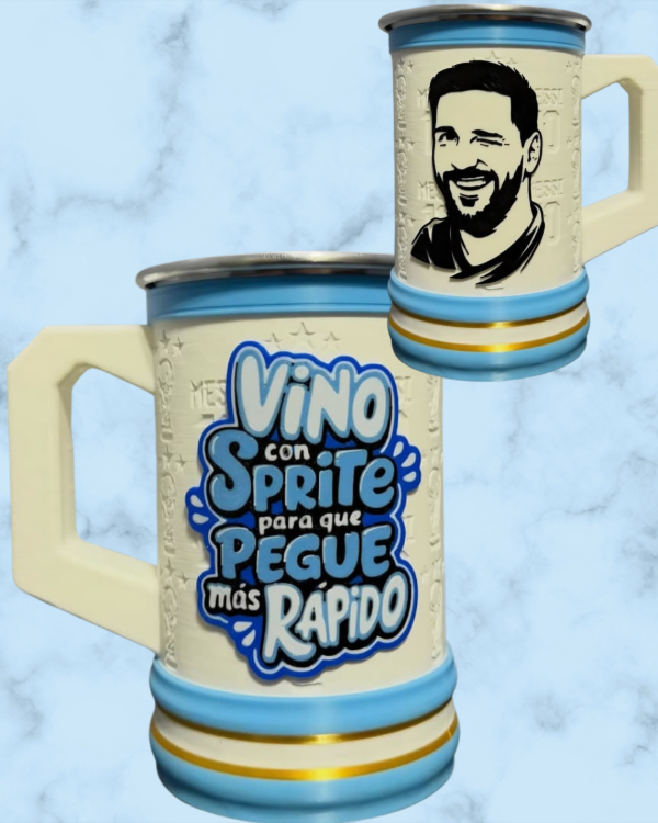 Producto - Chop de MESSI, VINO CON SPRITE
