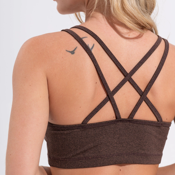 Producto - Top Siri espalda cruzada choco