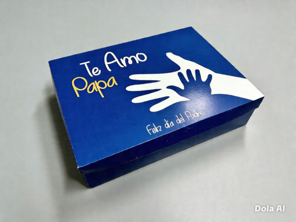 Producto - DIA DEL PADRE - BOX AZUL -COD 1236   medida 24X9X31