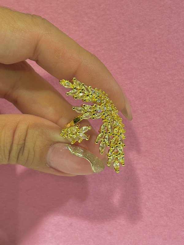 Producto - ANILLO Sol  GOLD MICROPAVE