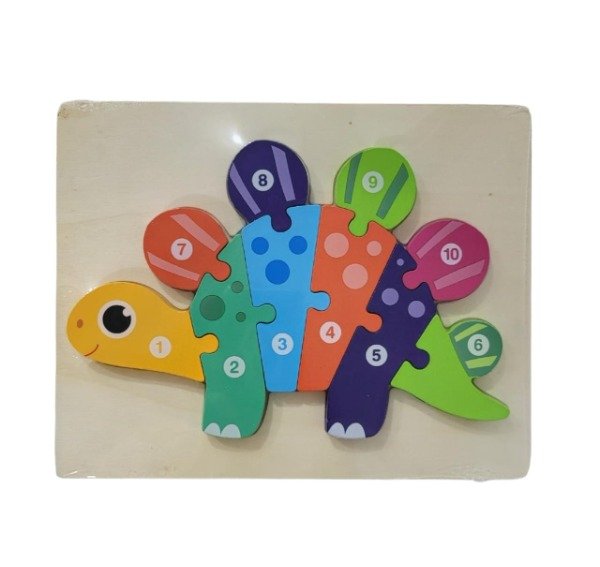 Producto - Rompecabezas Madera Encastre Bloque 3d Animales 1 A 3 Años - 2