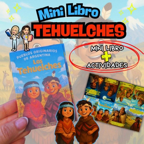 Producto - MINI LIBRO. TEHUELCHES. PUEBLOS ORIGINARIOS